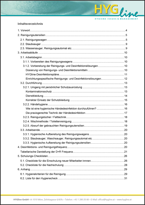 Handbuch für Reinigungskräfte